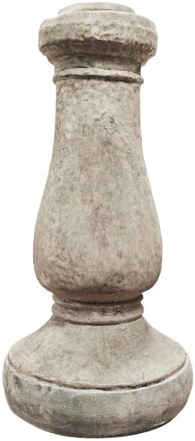 Solid Rock Stoneworks Oval 2 Piece Birdbath- 24" Tall- PreAged