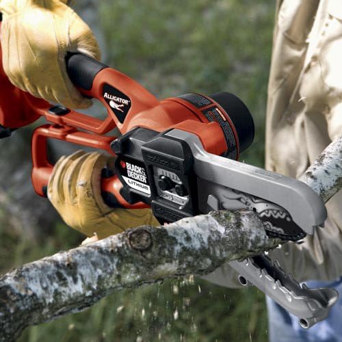 BLACK+DECKER 20V MAX* Alligator Lopper Cordless Chainsaw, Tool Only (LLP120B)
