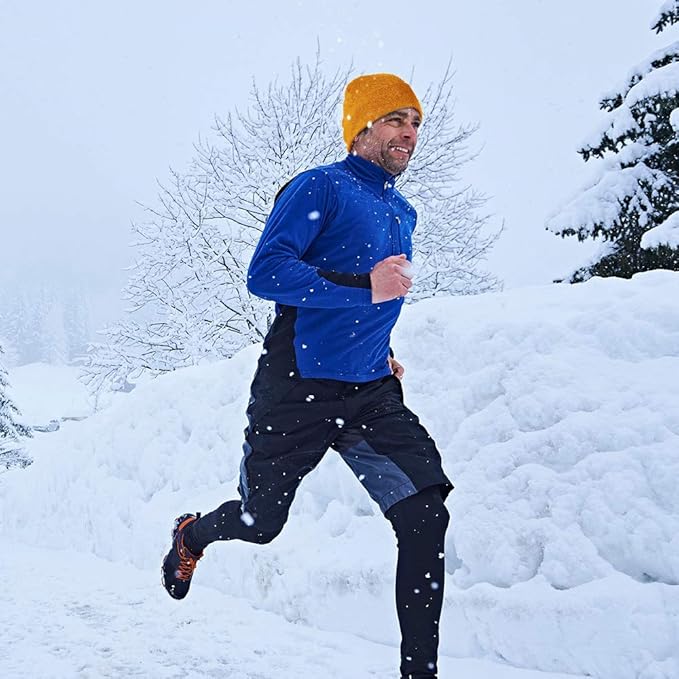 OZERO Winter Beanie Daily Hat - Thermal Polar Fleece Ski Stocking Skull Cap for Men and Women