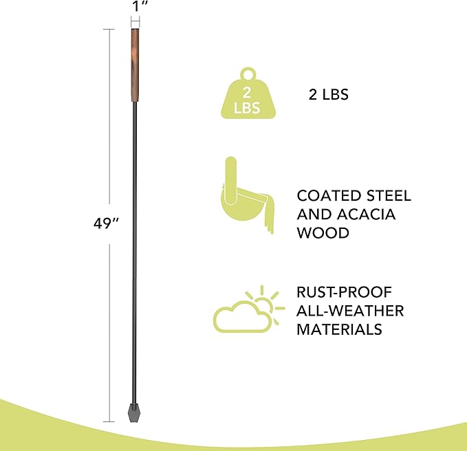KABIN Blow Stick -Extendable Blow Poke & Fire Poker - Oxygenate & Stoke Your Fire Safely & Easily in Fireplaces & Woodstoves - Fireplace Tools Set