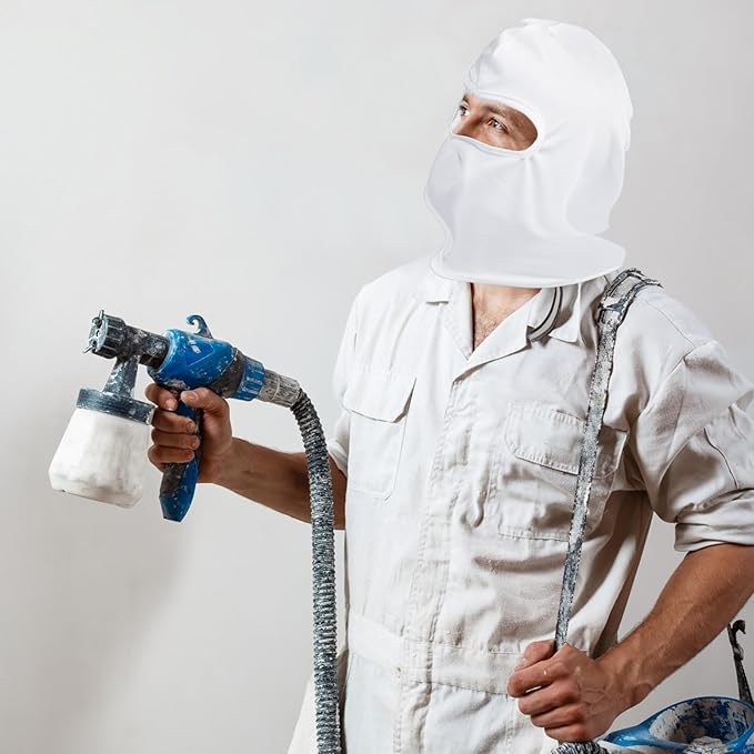 Painters Spray Socks Unisex Adult Painters Mask Painting Dust Hood Snug Soft Stretch Head Socks for Men