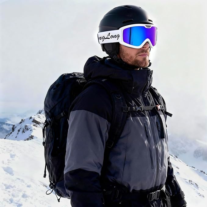 BangLong Ski Goggles, Snowboard/Snow Goggles Anti Fog UV Protection Design for Men Women Skiing, Skating,Snowmobilet,Youth