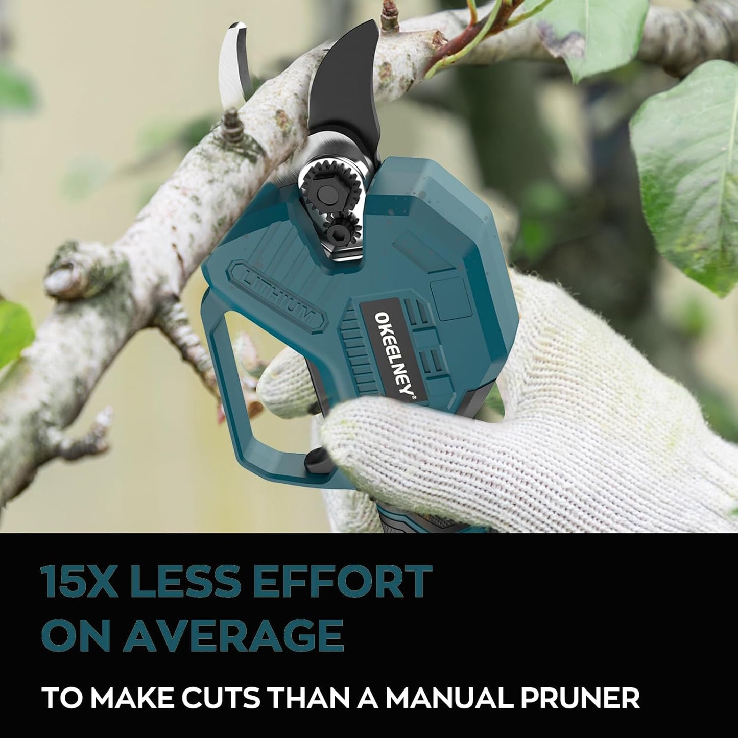 Electric Pruning Shears for Makita 18V Battery, Brushless Cordless Branch Cutter Pruner with 1.5 inch Cut Capacity for Tree trimming, Shrubs, Gardening (Tool Only)