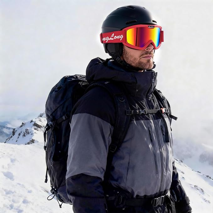 BangLong Ski Goggles, Snowboard/Snow Goggles Anti Fog UV Protection Design for Men Women Skiing, Skating,Snowmobilet,Youth