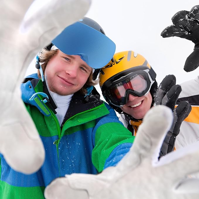 Civaner 4 Pieces Ski Snowboard Goggle Cover Sleeve Goggle Cover Microfiber Protective Lens Scratch Dust Protection for Travel