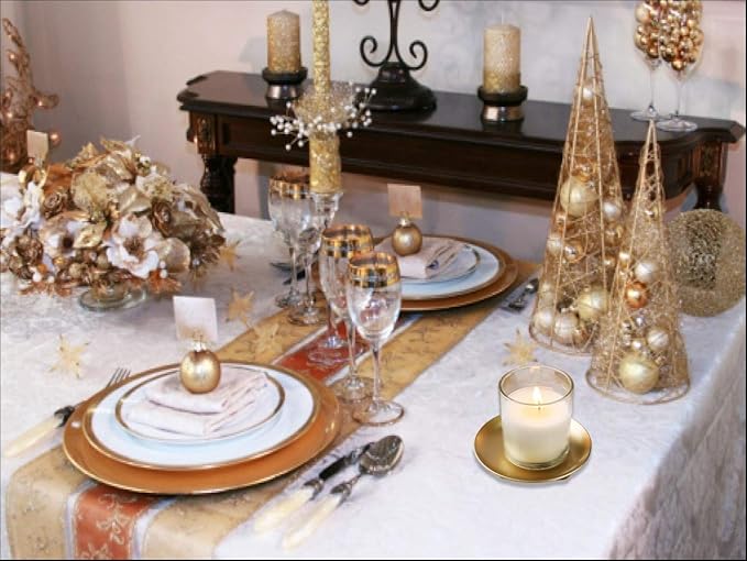 Iron Plate Candle Holder, Gold, Decorative Iron Pillar Candle Holder, Set of 3,Candle Stand for Wax Candles