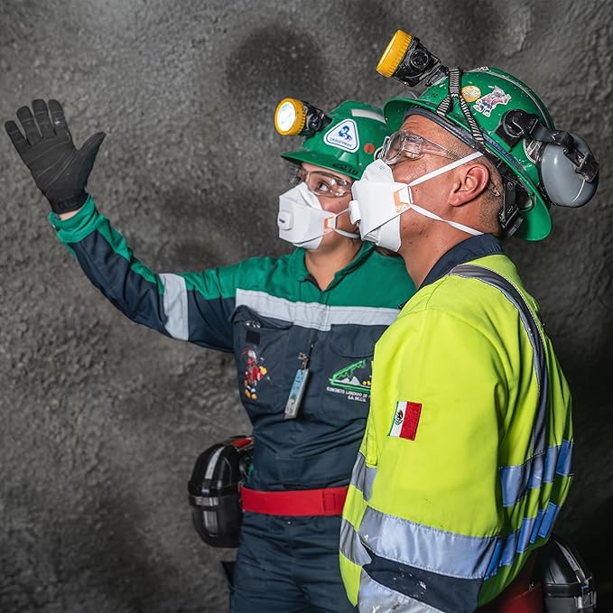 Dräger X-plore 1950 V N95 respirator mask with exhalation valve | NIOSH-approved respirator mask