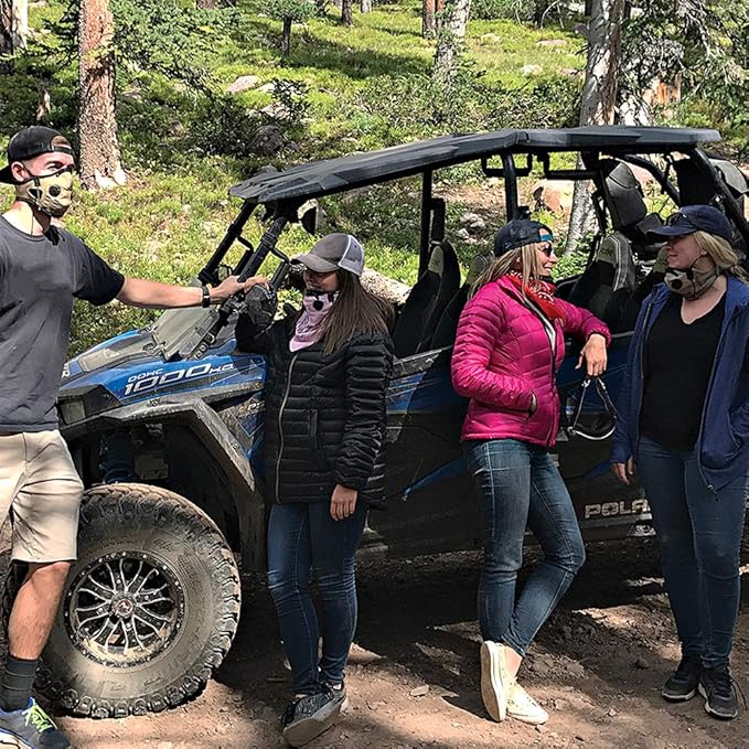 ATV TEK, Bandana Style Dust Masks with Suspension Straps and 3D Nose Box - Camo, 20"