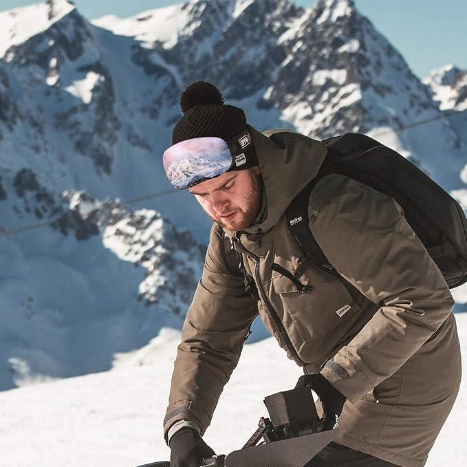 Sunsetbaby Protective SKI Goggle Cover Sleeve - Keep Your Lenses Clean and Scratch-Free - Gifts for Ski Lovers