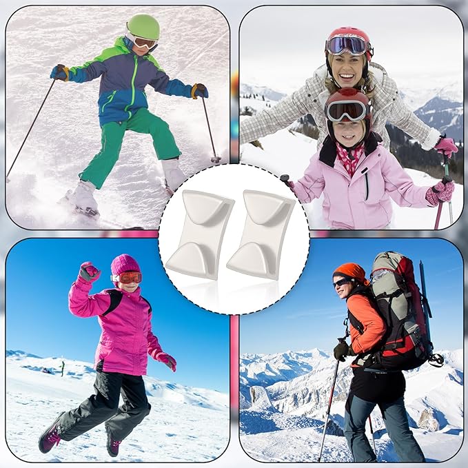 6 Pcs Goggle Clip Winter Sports Ski Helmet Goggle Clip Anti Slip Replacement for Winter Snowboard