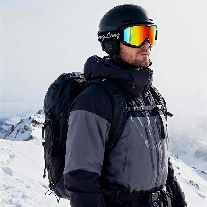 BangLong Ski Goggles, Snowboard/Snow Goggles Anti Fog UV Protection Design for Men Women Skiing, Skating,Snowmobilet,Youth