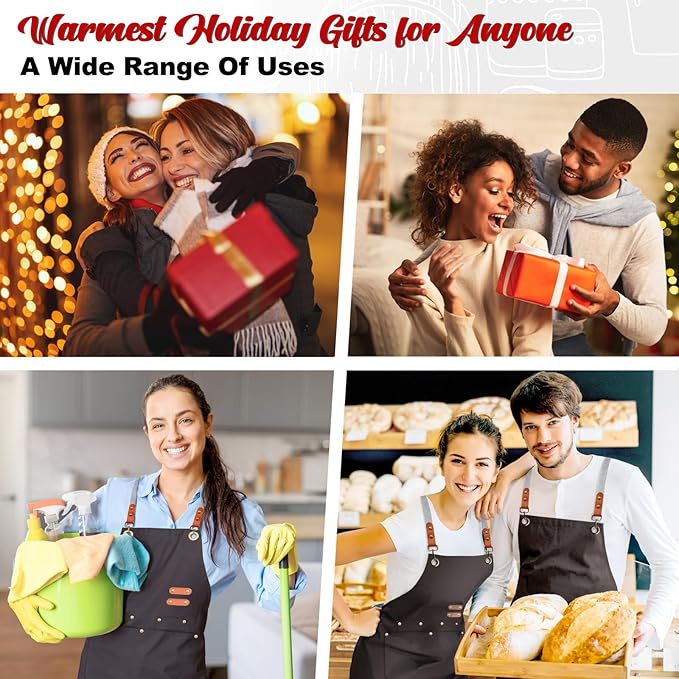 chef apron bib tool apron for man woman cross back straps with 4 pockets for kitchen cooking gardening baking working