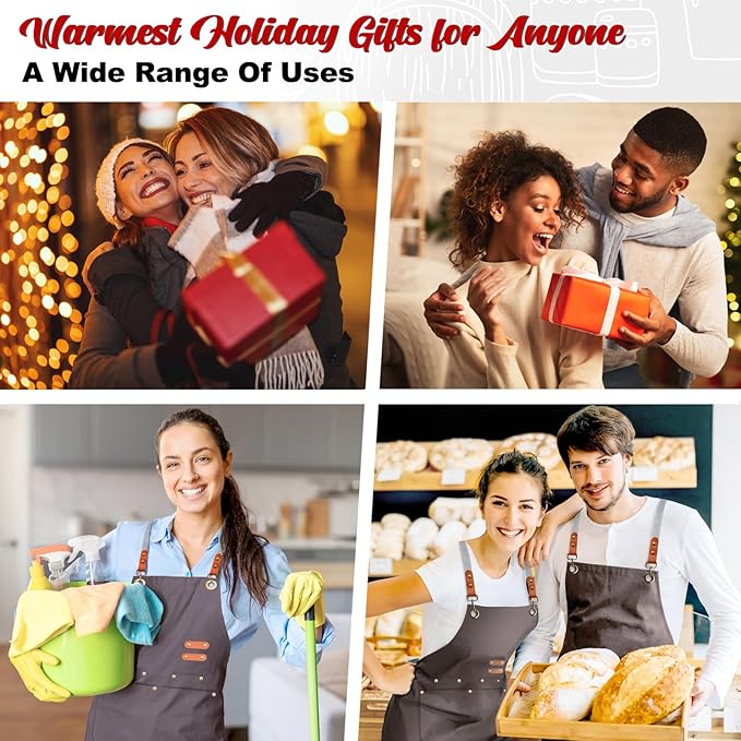 chef apron bib tool apron for man woman cross back straps with 4 pockets for kitchen cooking gardening baking working