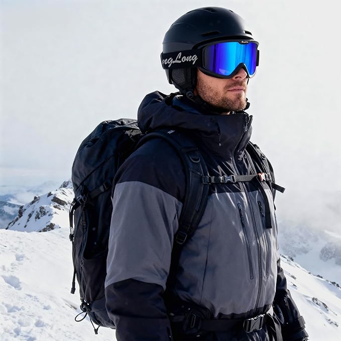 BangLong Ski Goggles, Snowboard/Snow Goggles Anti Fog UV Protection Design for Men Women Skiing, Skating,Snowmobilet,Youth