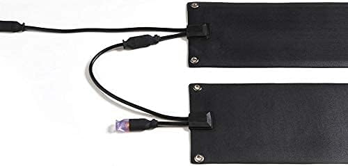 HeatTrak Heated Snow Melting Mats for Stairs - Heated Outdoor Mats - Electric Snow Melting Mats for Winter Snow Removal - Trusted Snow and Ice Melting Mats and No-Slip Stair Heating Mats (10" x 48")