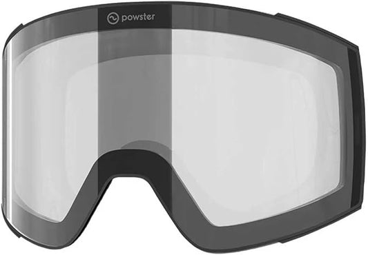 Powster Ski Goggles Snow OTG Snowboard Goggles Magnetic Interchangeable Lens Frameless UV Protection Anti-fog mobile Skating