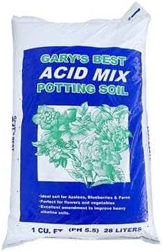 Gary's Best Acid Mix Potting Soil 1 cu ft | Peat Moss & Pumice Blend | Ideal for Azaleas, Blueberries, and Acid-Loving Plants | Excellent Drainage & Moisture Retention