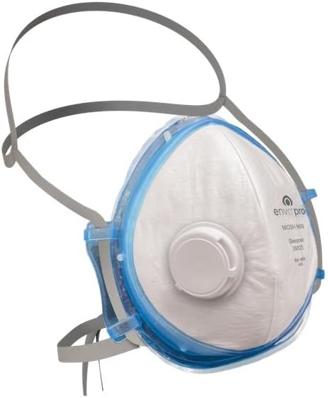 Envo Pro Respirator Kit including Headgear, 3 Individually Packaged Filters, Storage Case for Provided Accessories