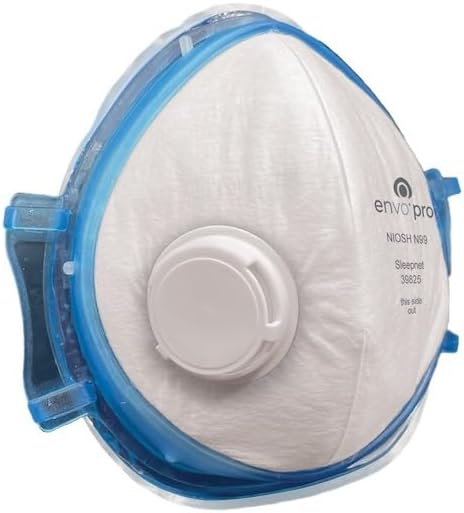 Envo Pro Respirator Kit including Headgear, 3 Individually Packaged Filters, Storage Case for Provided Accessories