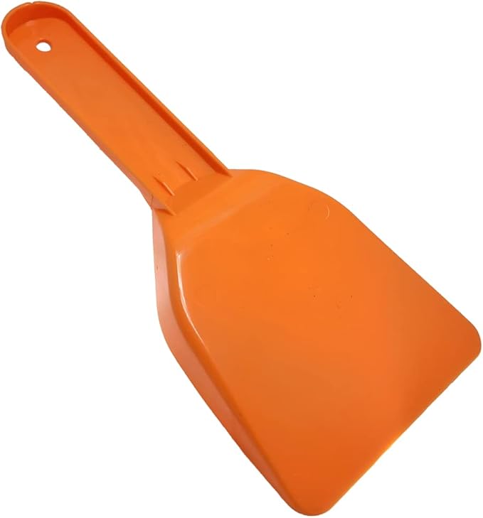 Snow Shovel Refrigerator Frost Scraper Icebox Spade Ice Scoop 2 Pack (Orange)