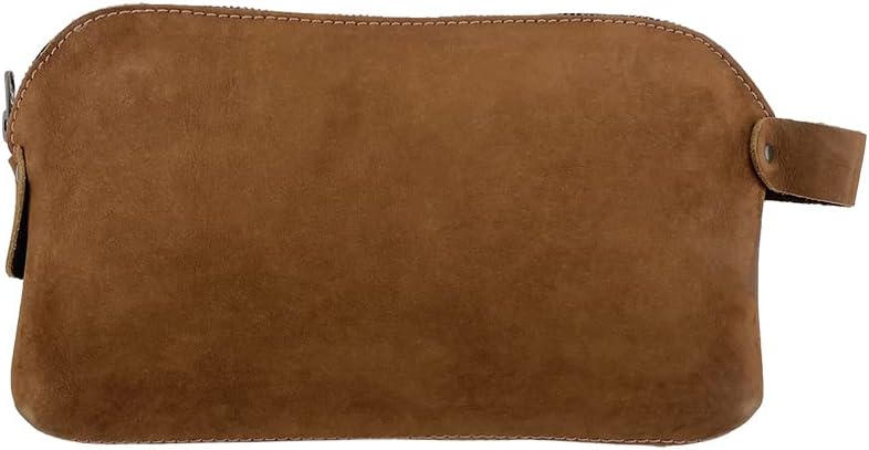 Hide & Drink, Large Rustic All Purpose Utility Bag for Cords & Chargers, Travel Bag, Multi-Purpose Bag, Full Grain Leather