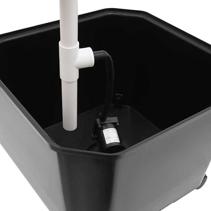 Hydroponics Growing System, 50-Plants Indoor Hydroponic Tower with Pump System, Vertical Garden Planter with Wheels, Hydroponic Germination Kit for Fruits, Vegetables, Herbs