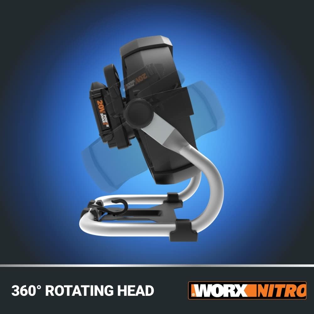 WORX Nitro WX095L 20V Power Share Cordless Work Fan with Ready Charge