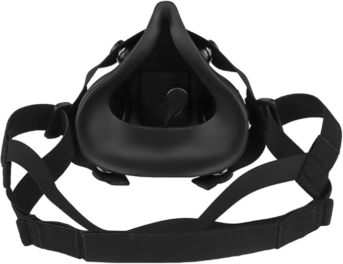 Tactical SOTR Half Face Mask Built-in Microphone Communication Replaceable Filter Antidust Mask for Airsoft Wargame