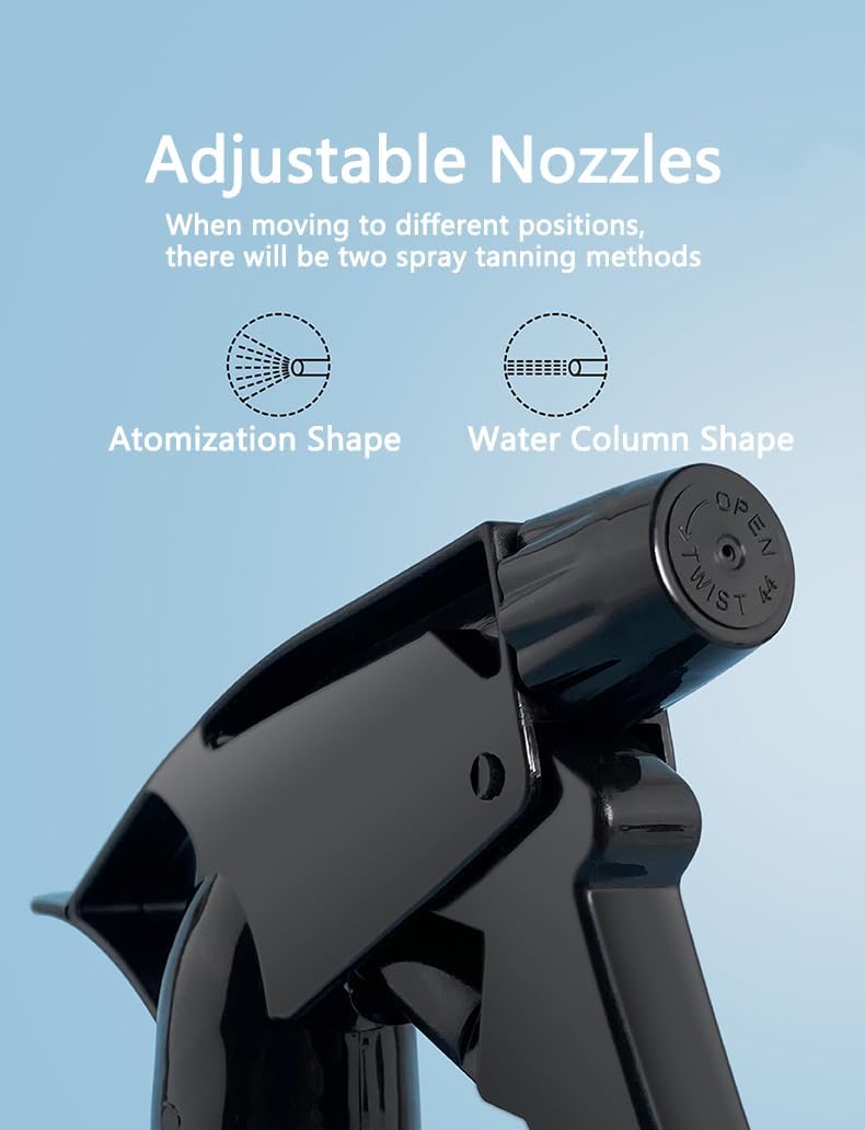 3 PCS Plastic Spray Bottles 8 oz Empty Spray Bottle with Adjustable Nozzle Mini Spray Bottle Liquid Sprayer for Kitchen Cleaning Water Plants