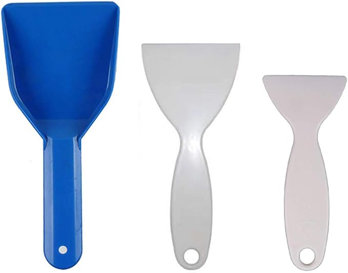 PayPie Plastic Refrigerator Ice Shovel Ice Scraper Snow Remover Cleaning Freezer Frost Shovel Ice Remover Scoop Set of 3