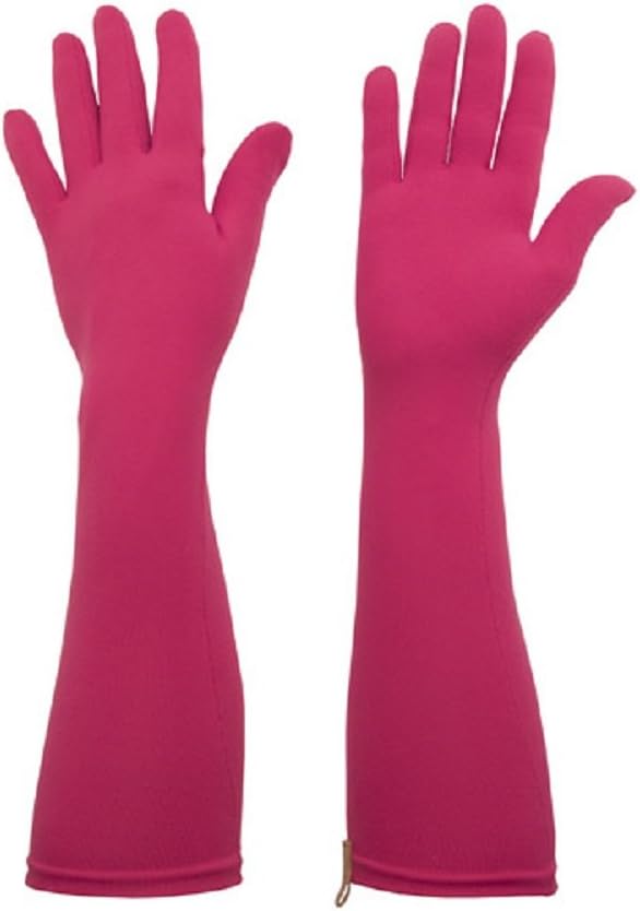 Foxgloves Elbow Length Gardening Gloves Elle Glove (Fuchsia Pink, Small)