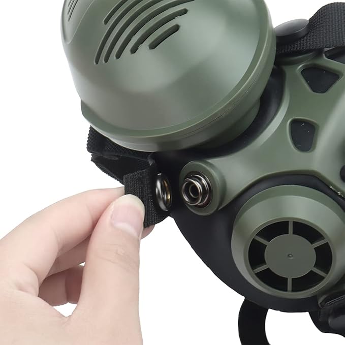 Protective Tactical Respirator Mask FAST Helmet Half Face Gas Mask for Military Paintball Airsoft Hunting