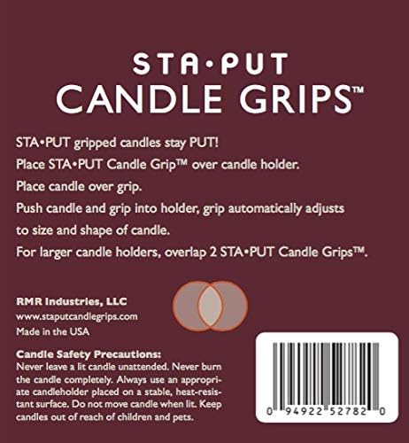 Sta-Put Candle Grips (8 Pack)