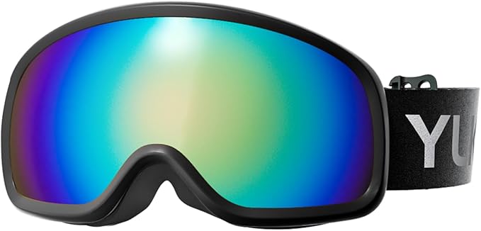 Ski Goggles for Men Women, OTG Snow Goggles, UV Protection Snowboard Goggles for Adult & Youth, Snowmobile, Sledding