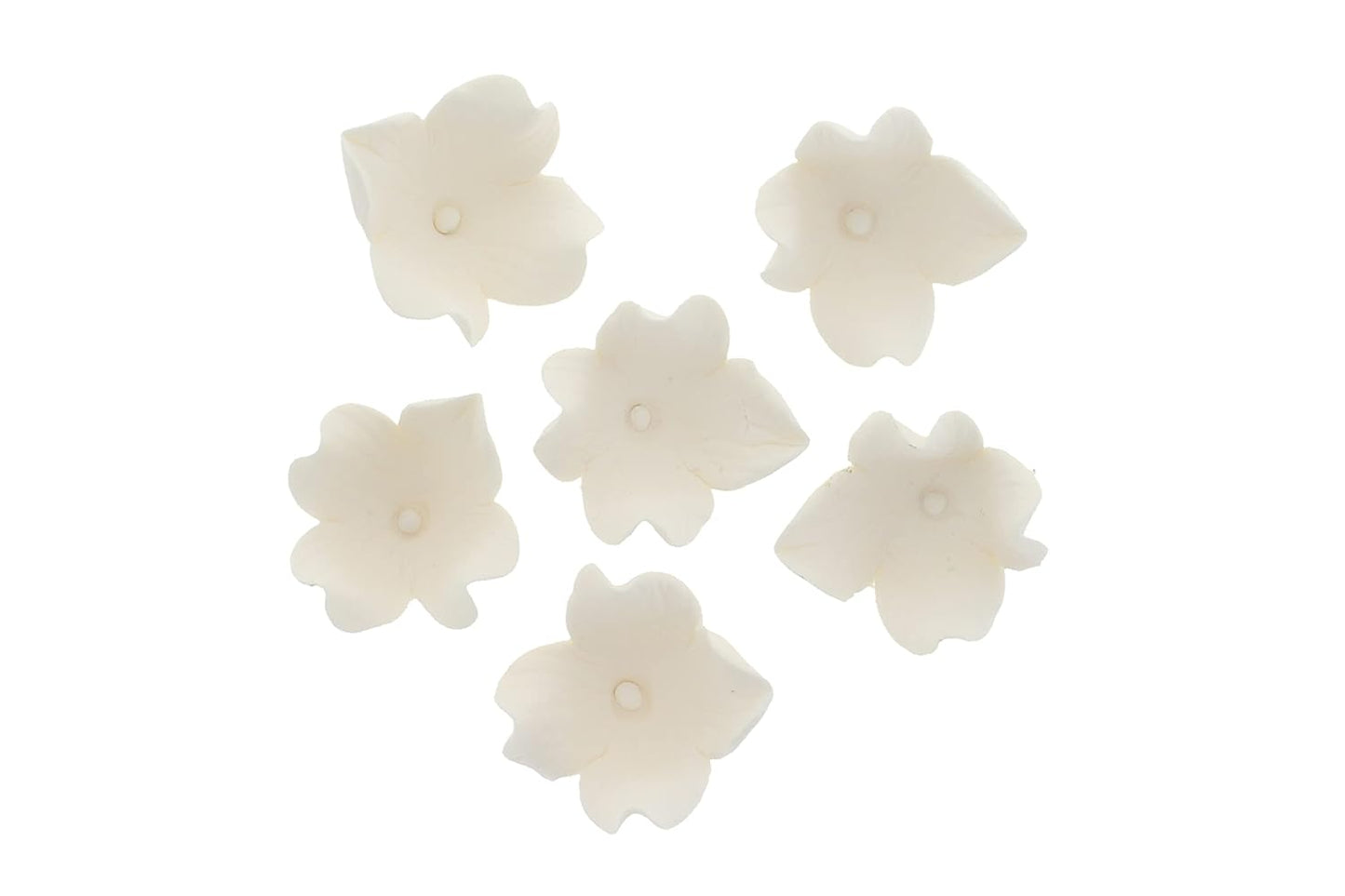 Global Sugar Art Hydrangea Blossom Edible Sugar Cake Flowers, Unwired, White, 144 Count by Chef Alan Tetreault