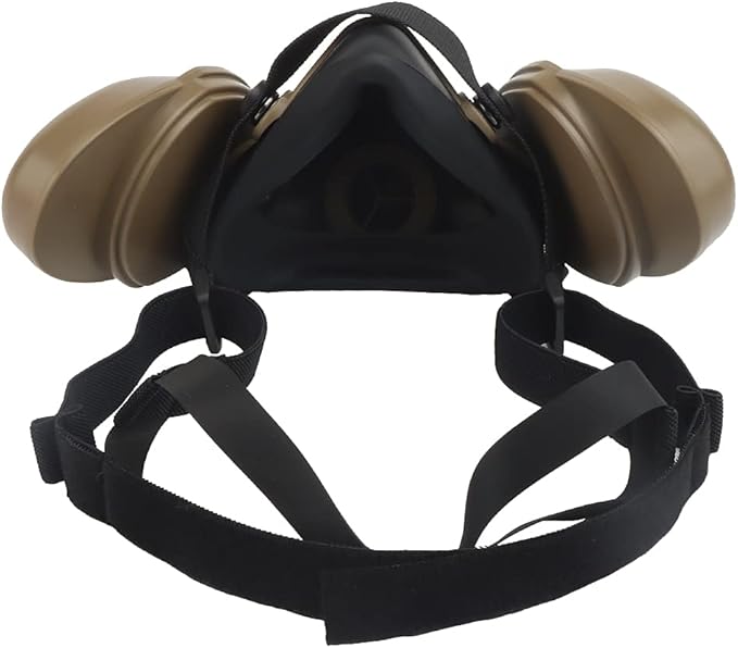 Protective Tactical Respirator Mask FAST Helmet Half Face Gas Mask for Military Paintball Airsoft Hunting