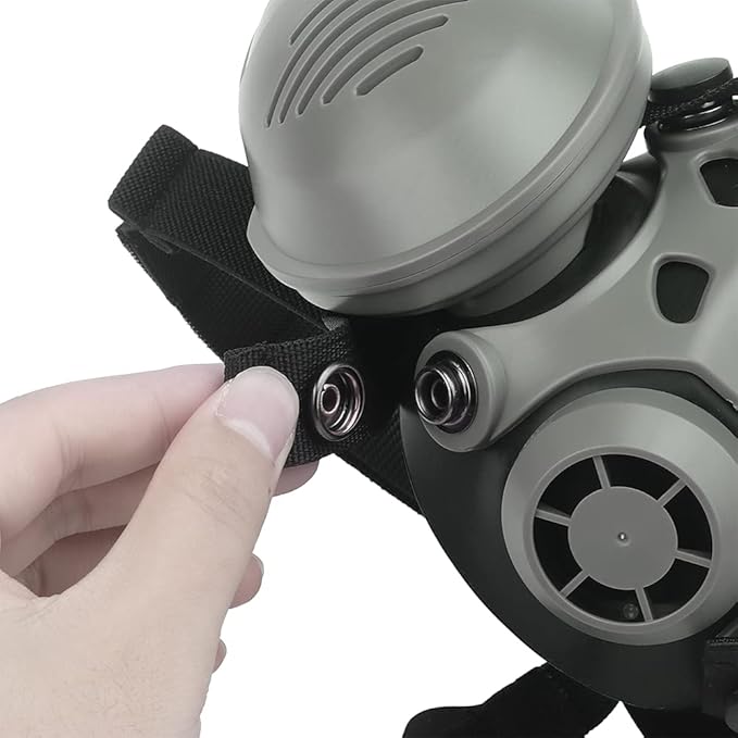 Protective Tactical Respirator Mask FAST Helmet Half Face Gas Mask for Military Paintball Airsoft Hunting