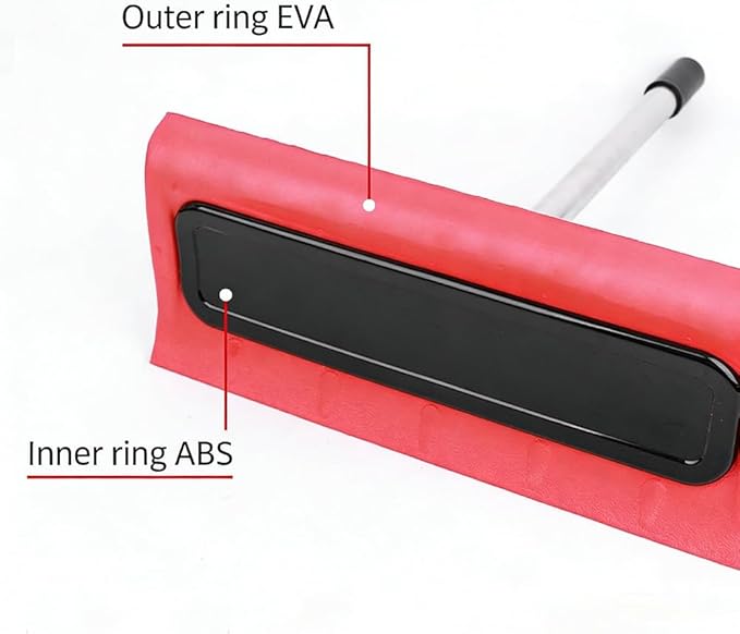 Snow Roof Rake, Foam Head Roof Snow Rake, Foam Broom Scraper for Clearing, Adjustable Telescoping No-Scratch Snows Broom, for Windshields, , Solar Panels and Shingle Overhangs (141.7inch/3.6m)