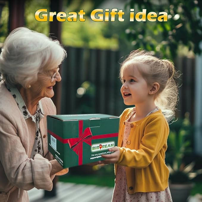 Birdream 2 Pack Bird Feeders for Outdoor, Retro Pagoda Design Fun Installation Bird Feeder, Attracting Wild Birds Chickadees Goldfinches Cardinals Finches and Sparrows - Retro Silver