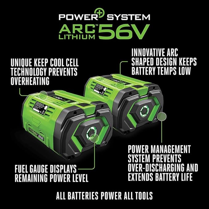 EGO Power+ Battery 56V, 12.0Ah, 2-Pack - BA6720T-2