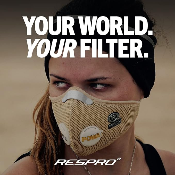 Respro Ultralight Mask (Black, Large)