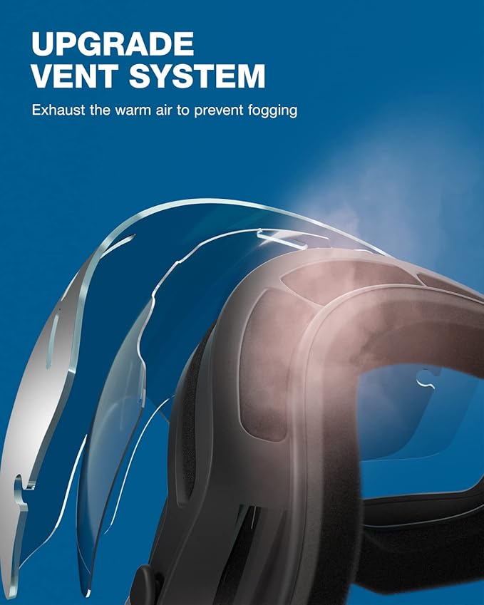 ZIONOR X Ski Goggles - OTG Snowboard Goggles Detachable Lens for Men Women Adult