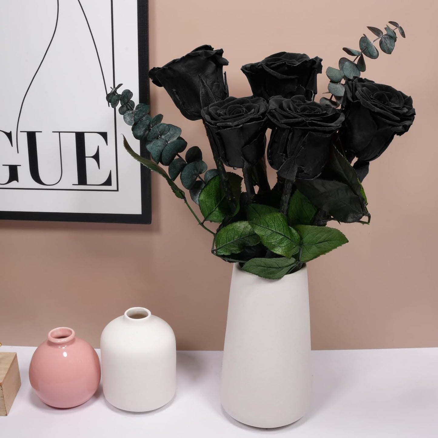 Yamonic Preserved Flowers Rose Gifts for Mom Grandma, Mothers Day Flowers Gifts for Mom, Real Flower Rose Birthday Gifts for Women,Her, Wife,Girlfriend Gifts on Christmas,Valentine's Day,Anniversary