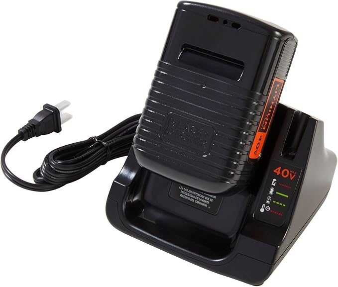 BLACK+DECKER Leaf Blower Cordless Leaf Vacuum and Mulcher Combo Kit, Battery and Charger Included, 40V 120 mph Air Speed, 6-Speed Dial, Built-in Scraper with Collection Bag (LSWV36)