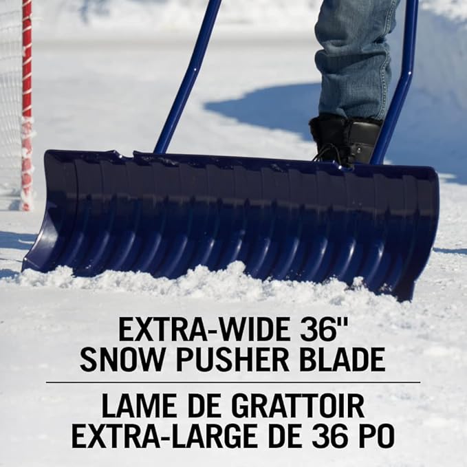 Garant YPP36KU Yukon 36-Inch Extra-Large Ergonomic Snow Pusher with Steel Handle