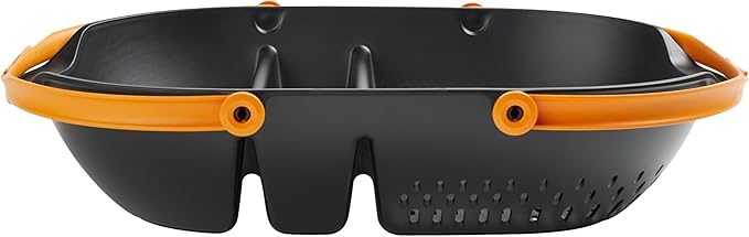 Fiskars Garden Harvest Basket - Container for Gardening and Harvesting with Tool Caddy - Harvesting Basket Doubles as a Colander for Vegetables and Fruits - Garden Accessories