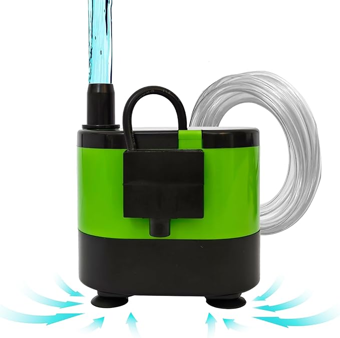 Automatic Submersible Pump With Level Sensor,5 FT Height Fountain Water Pump For Pond, Aquariums,Fish Tank, Hydroponics,Auto Shut off, WP01