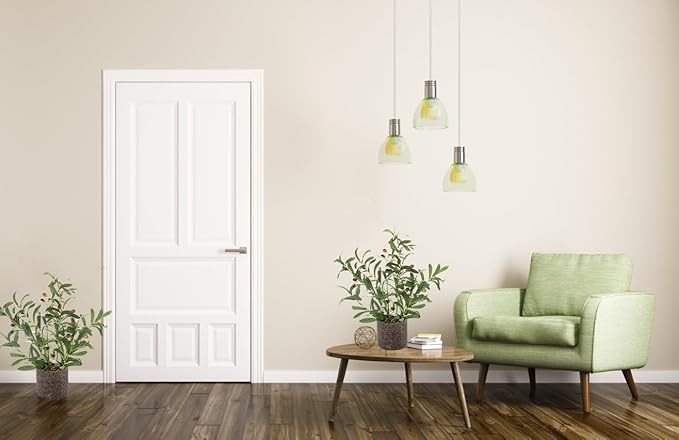 AlphaAcc 18 Inch Artificial Olive Branches Real Looking Potted Plant Fake Olive Tree with Lifelike Leaves and Fruits in Rustic Black Cement Planter Faux Greenery Plant for Indoor Outdoor Decor