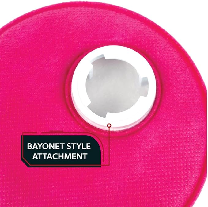 Parcil Distribution P-3-P Replacement Filters - Pancake Style Pink Filter Set - Bayonet Style Attachment - 99.97% Particulate Filtration