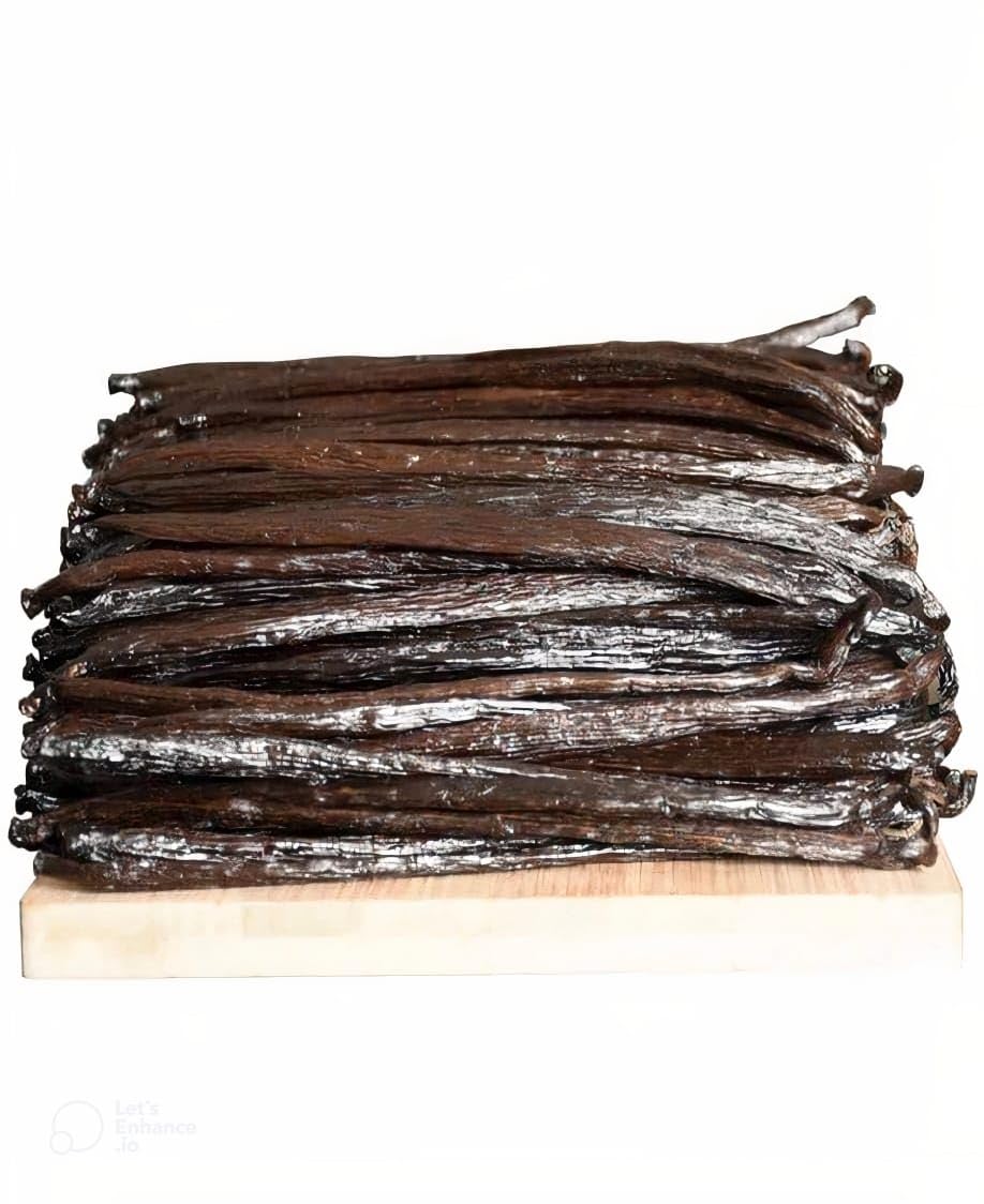 Uganda Vanilla Beans by Pearl Organic Vanilla - 25 Organic Whole Grade A Pods for Homemade Vanilla Extract, Baking & Brewing
